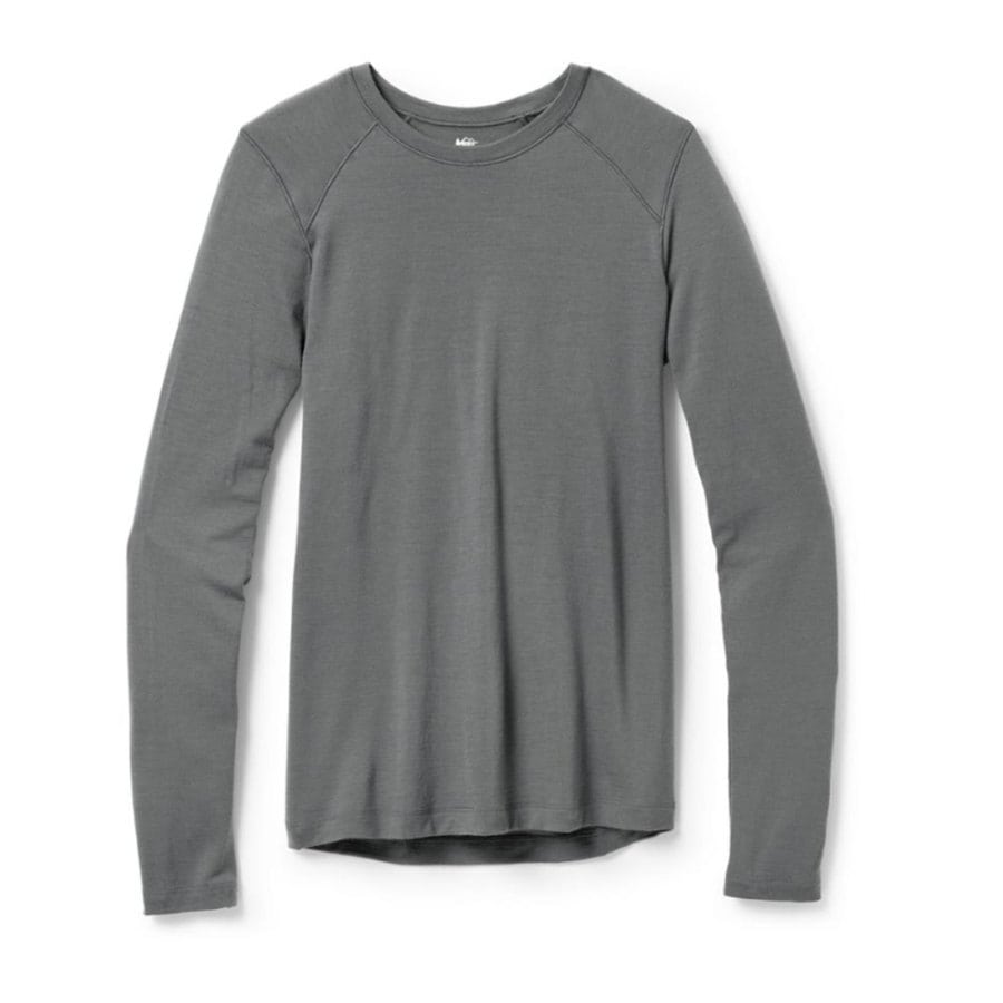 REI Co-op Merino Midweight Base Layer Crew (Kids’)